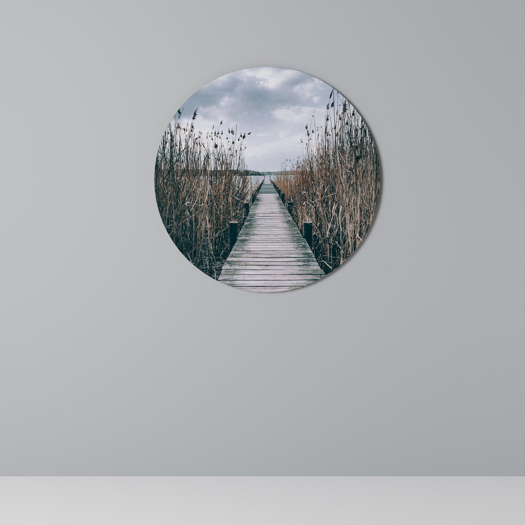 STILLNADEN Rund väggdekoration