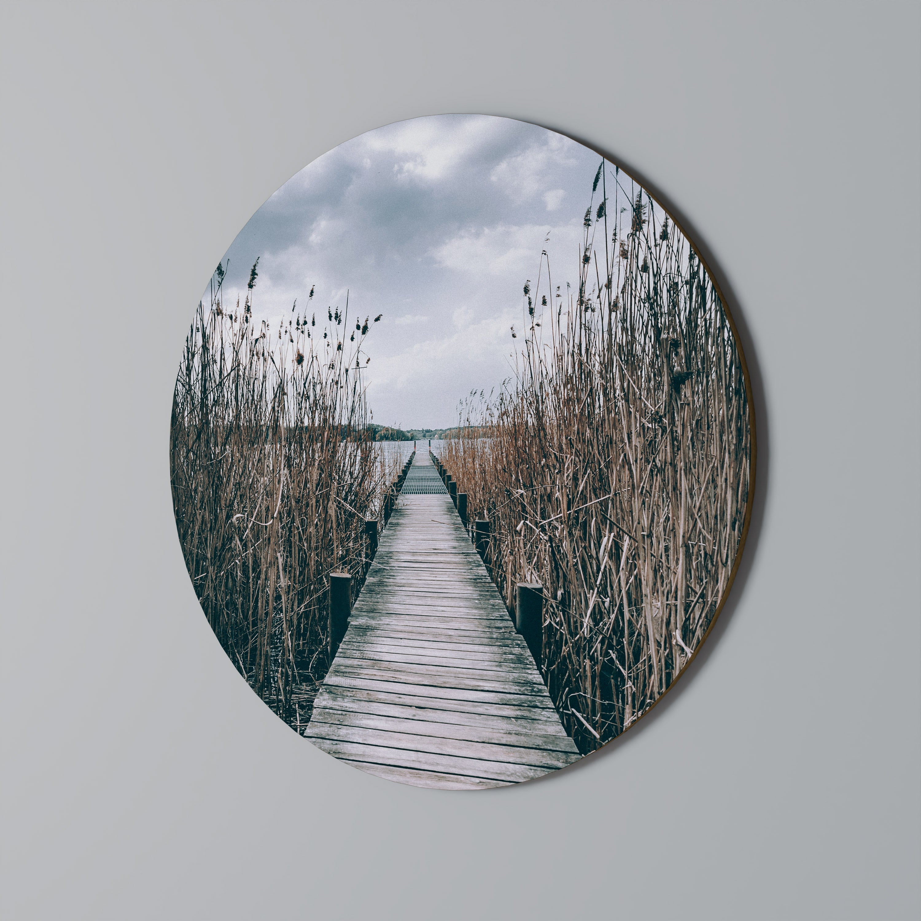 STILLNADEN Rund väggdekoration