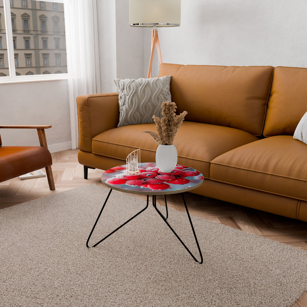 WINTER'S CRIMSON TREASURES Soffbord