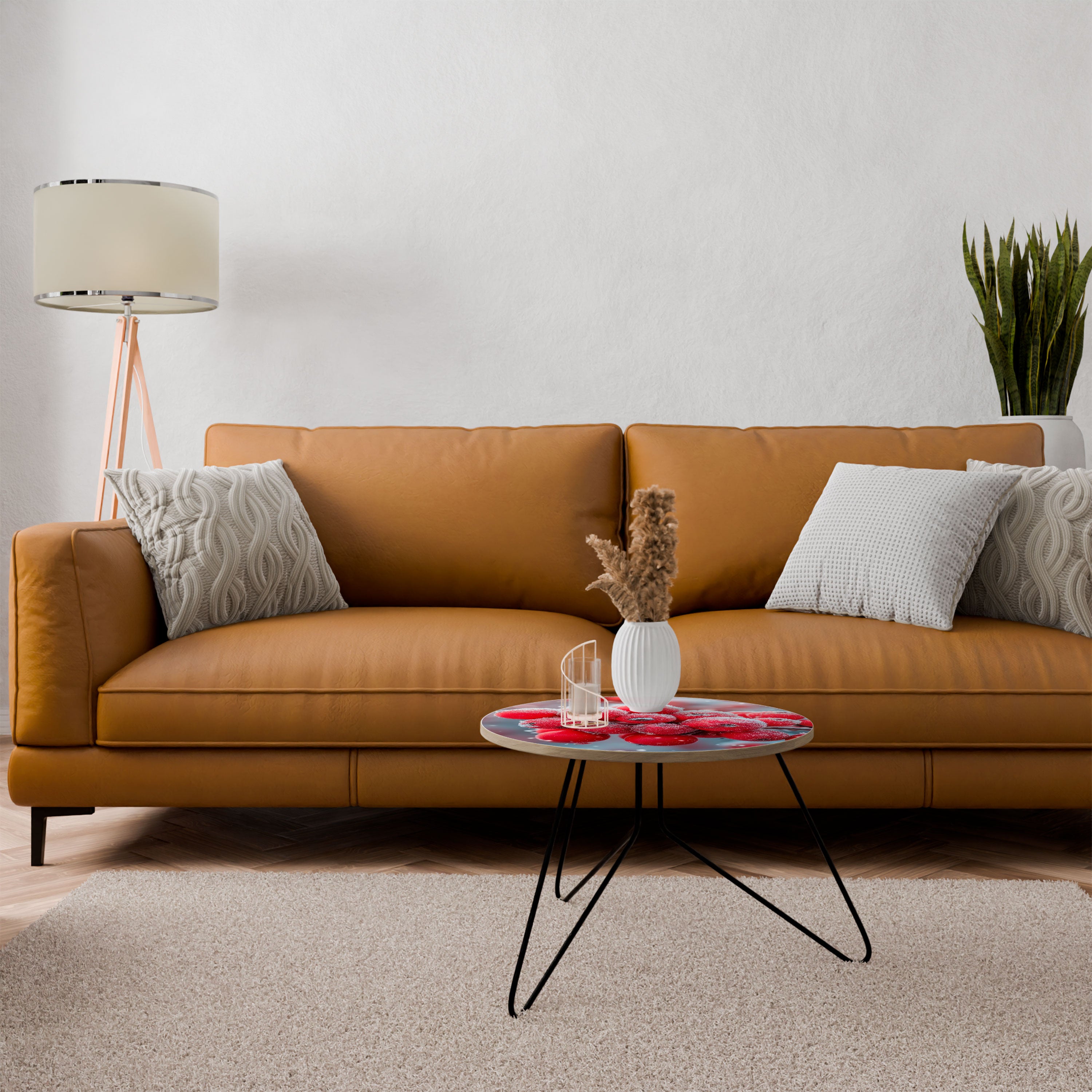 WINTER'S CRIMSON TREASURES Soffbord