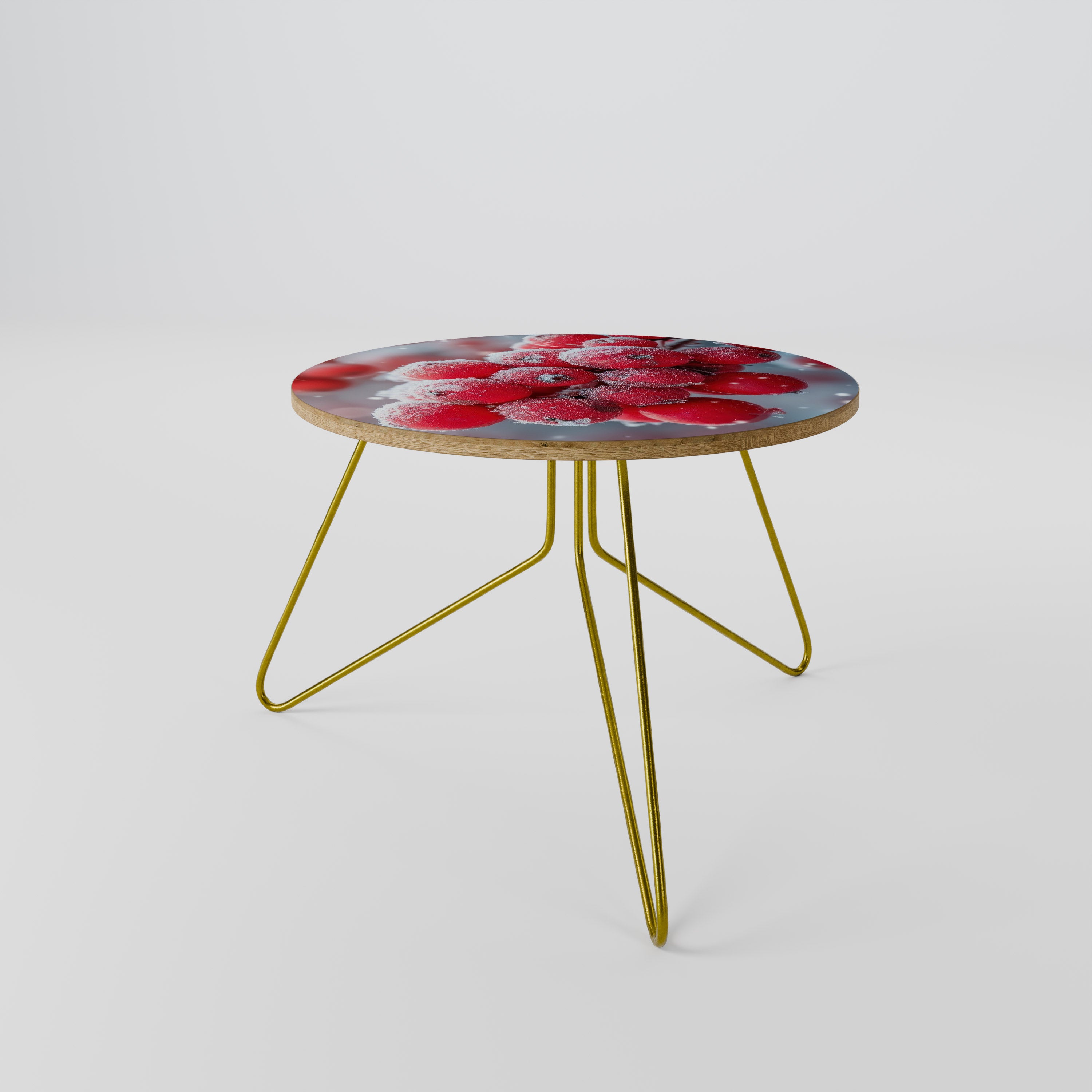 WINTER'S CRIMSON TREASURES Soffbord