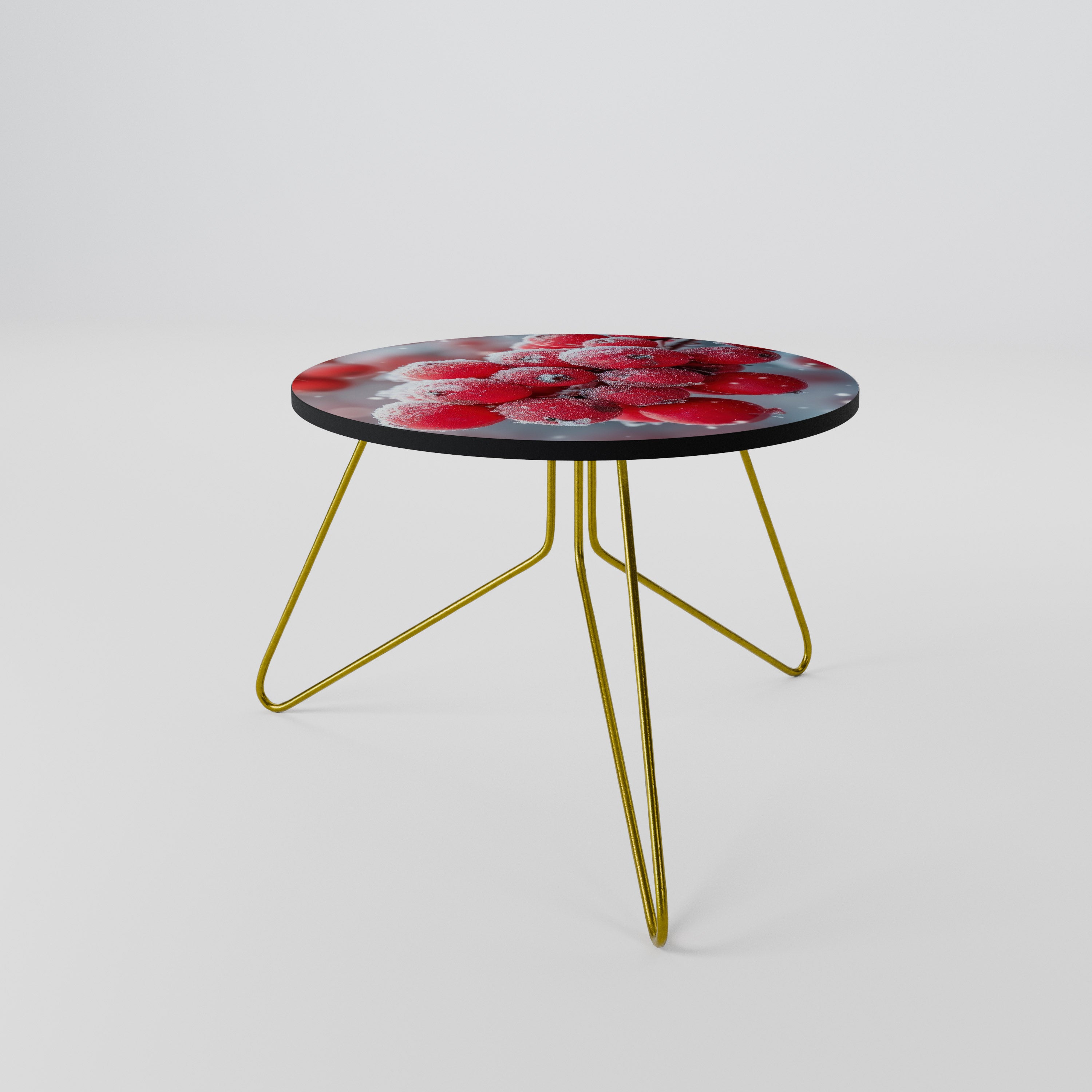 WINTER'S CRIMSON TREASURES Soffbord