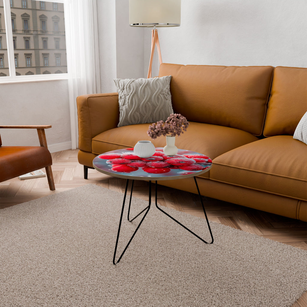 WINTER'S CRIMSON TREASURES Soffbord