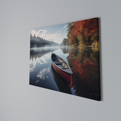 BOAT OF TRANQUILITY Horizontal Canvas Print