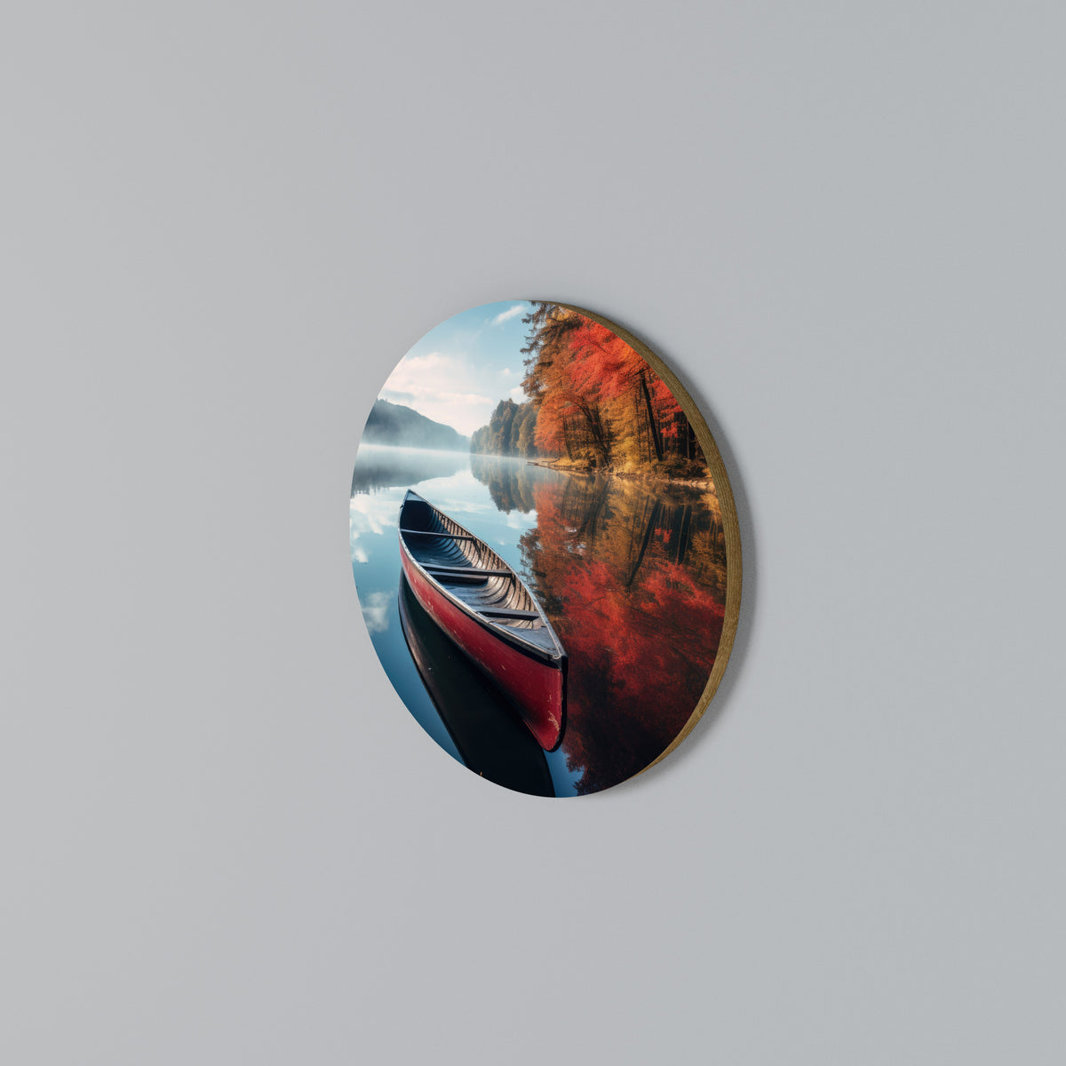 BOAT OF TRANQUILITY Rund väggdekor