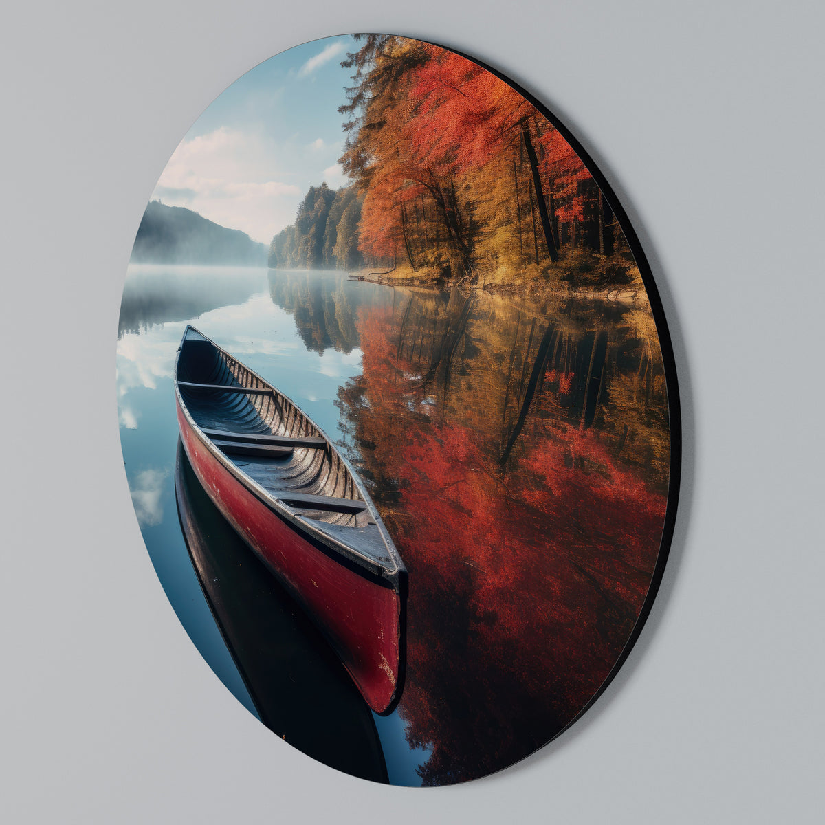 Round Wall Art – BOAT OF TRANQUILITY