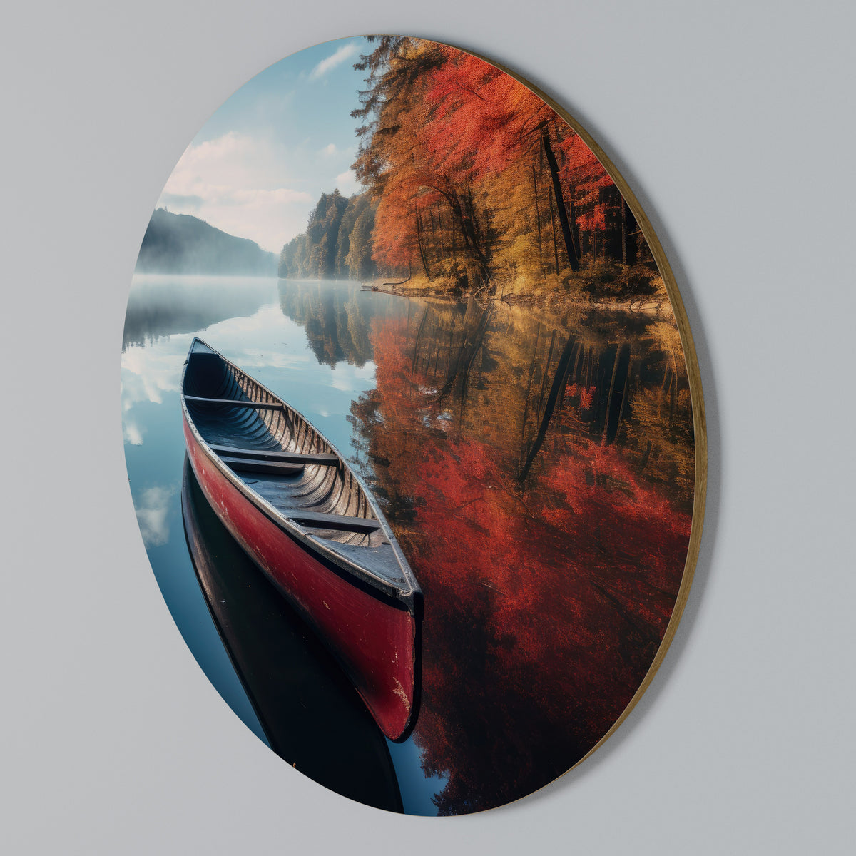 Round Wall Art – BOAT OF TRANQUILITY