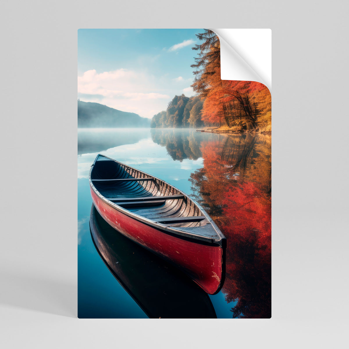 BOAT OF TRANQUILITY Självhäftande Vertikal Poster
