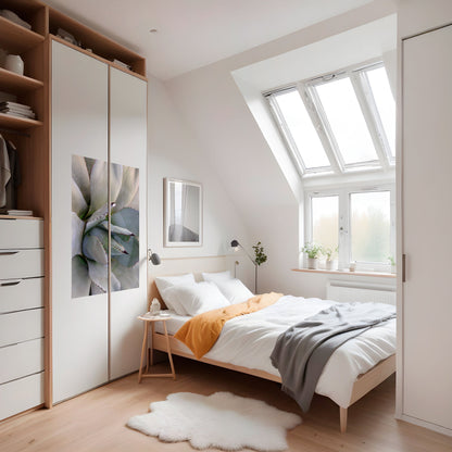 AGAVE ELEGANCE Vertikal poster med självhäftande motiv