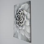 ELEGANT PETAL SWIRL Vertical Canvas Print