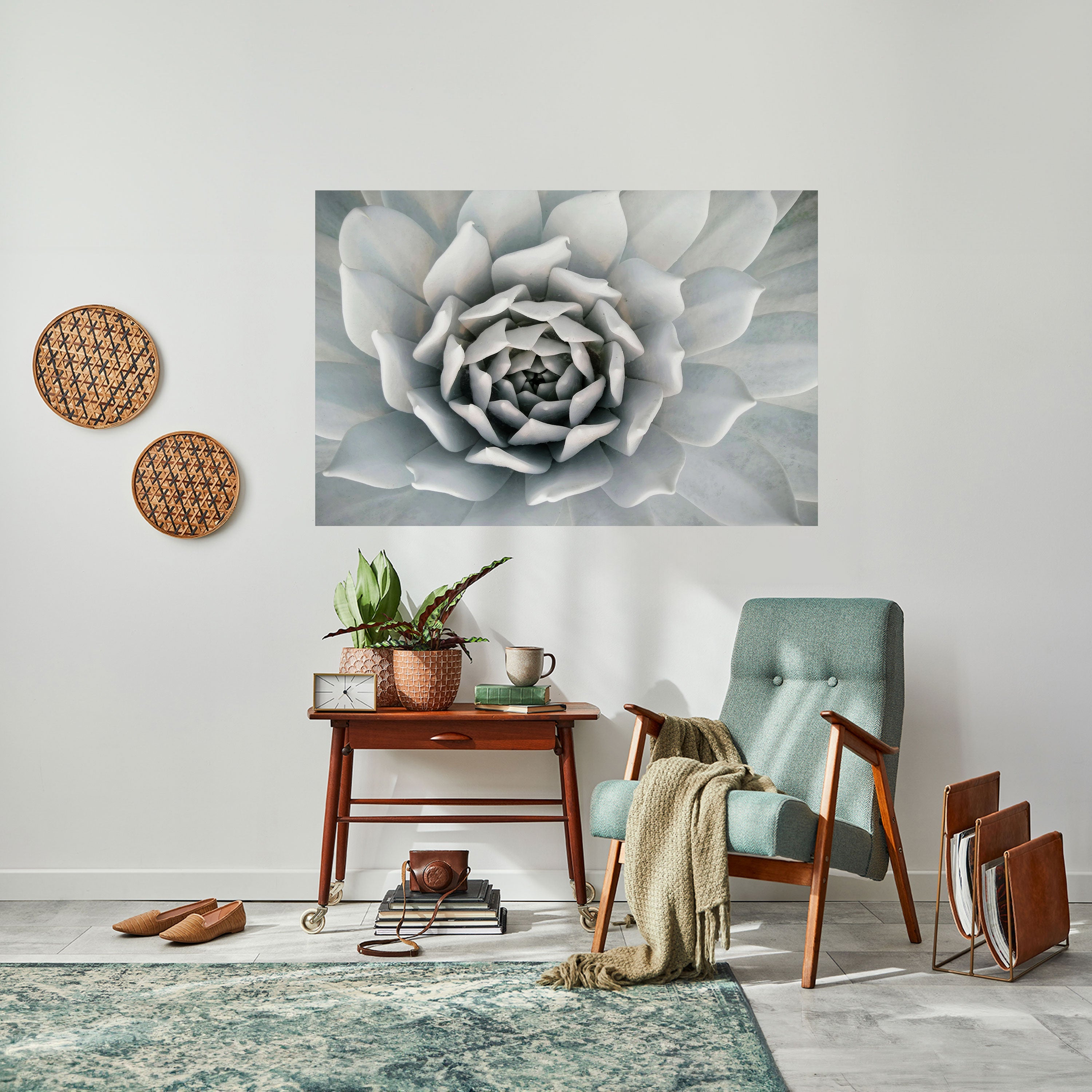 ELEGANT BLOMSTFRÄMNE, VÄLVKLISTA, HORIZONAL AFFÄR