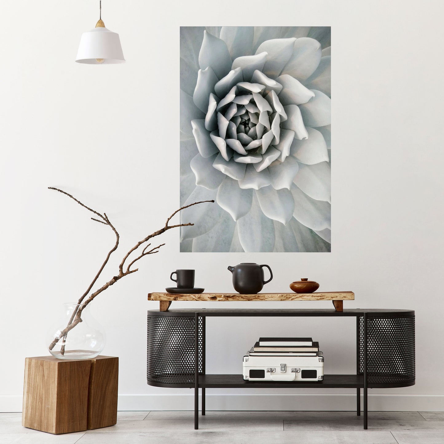 ELEGANT BLOMSTFRÄMNE, VÄLVKLISTA, vertikal poster