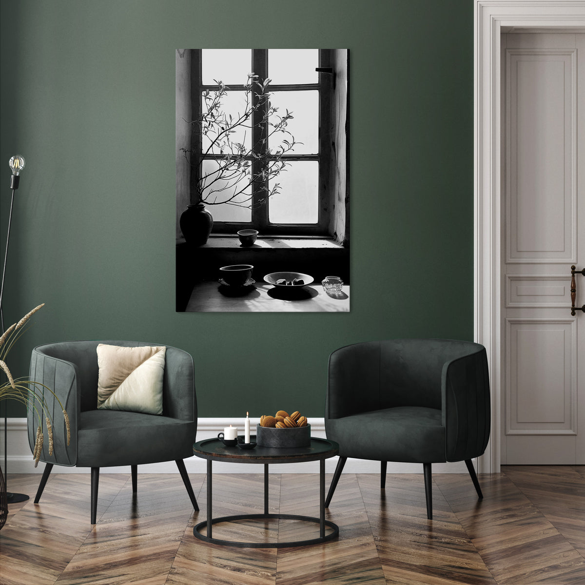 WHISPERING WINDOW LIGHT Vertical Canvas Print