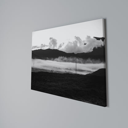 MISTY MOUNTAIN RADIANCE Horizontal Canvas Print