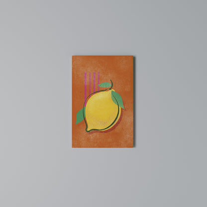LUSCIOUS LEMON Vertical Canvas Print