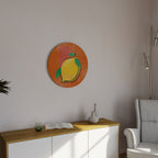 LUSCIOUS LEMON Round Wall Art