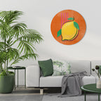 LUSCIOUS LEMON Round Wall Art