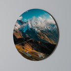 MOUNTAIN SERPENTINE Round Wall Art
