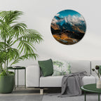 MOUNTAIN SERPENTINE Round Wall Art