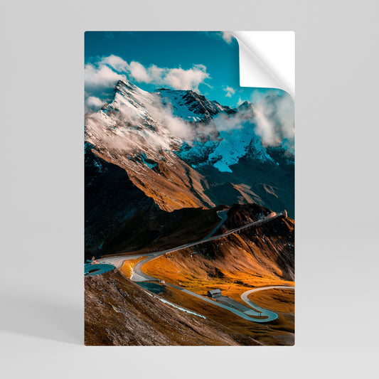 MOUNTAIN SERPENTINE Peel and Stick Vertical Poster