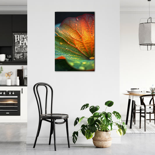 ECHOES OF RAIN Vertical Canvas Print