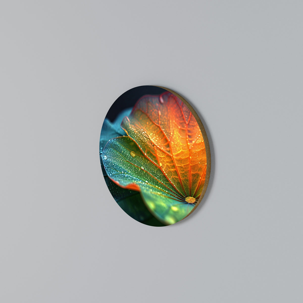 ECHOES OF RAIN Rund väggdekor