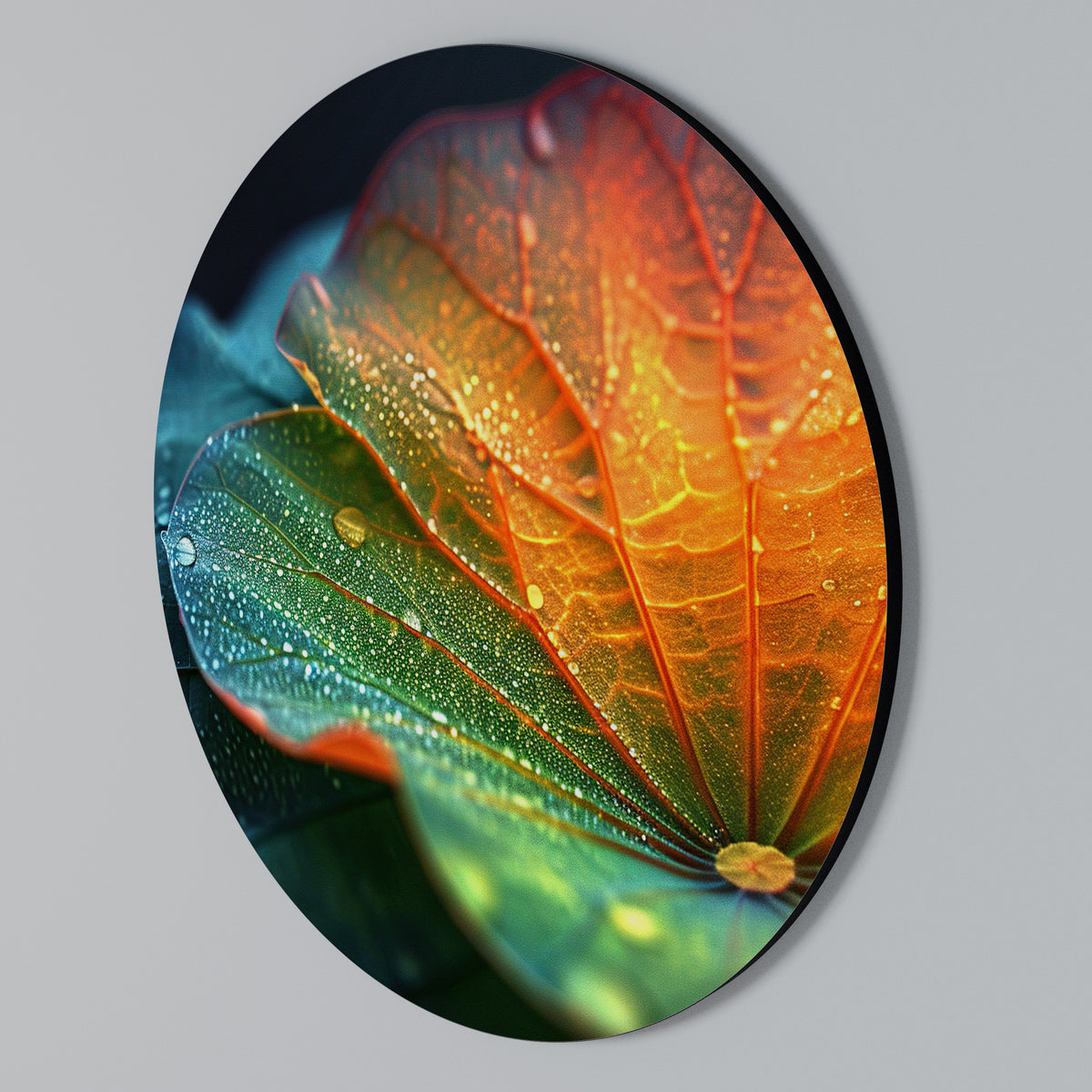 ECHOES OF RAIN Rund väggdekor