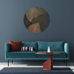 FOLIAGE IN FOCUS Round Wall Art