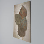 LEAVES OF TIME Vertical Canvas Print