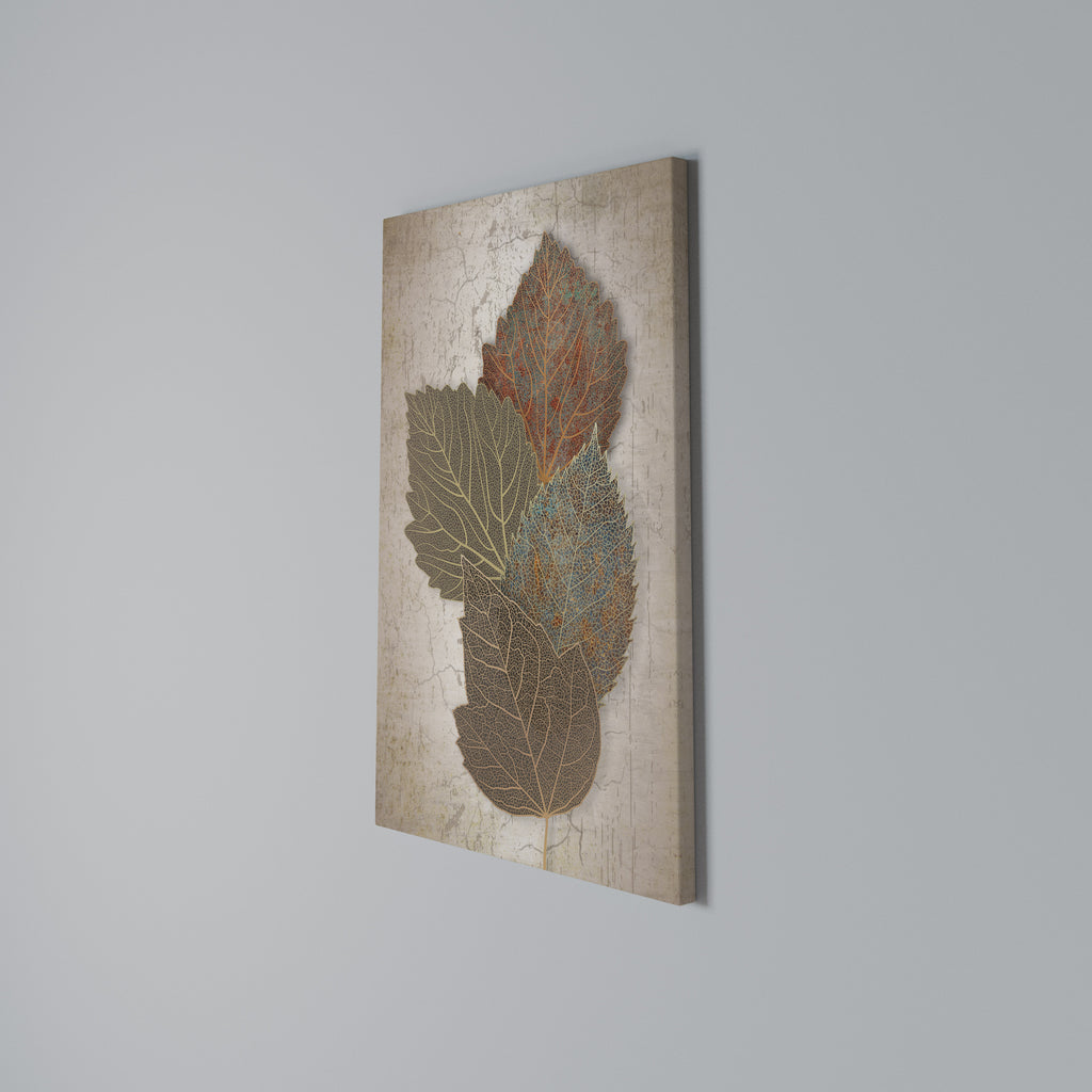LEAVES OF TIME Vertical Canvas Print