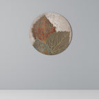 LEAVES OF TIME Round Wall Art