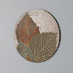 LEAVES OF TIME Round Wall Art
