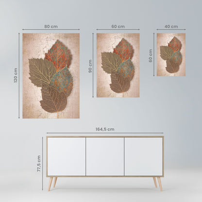 LEAVES OF TIME Peel and Stick Vertical Poster