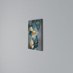 ELEGANCE IN LEAVES Vertical Canvas Print