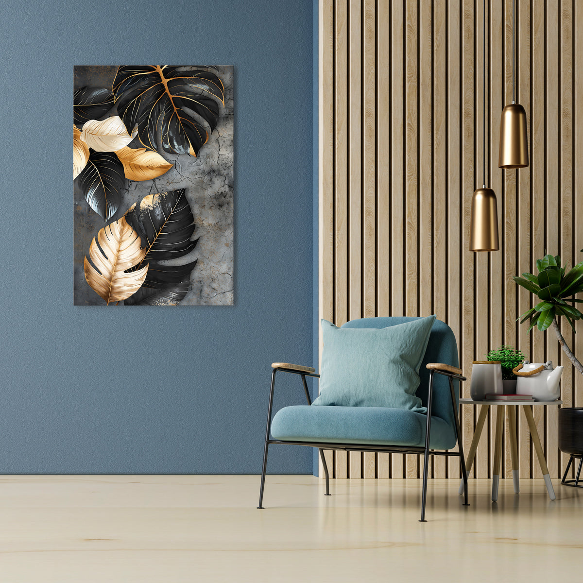 NATURE'S DARK EMBRACE Vertical Canvas Print