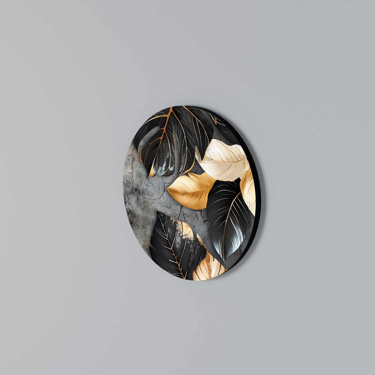 NATURE'S DARK EMBRACE Rund väggdekor