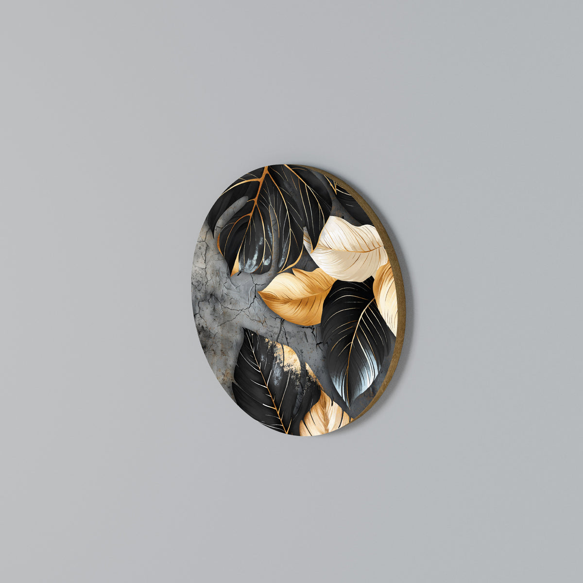 NATURE'S DARK EMBRACE Rund väggdekor