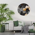 NATURE'S DARK EMBRACE Round Wall Art