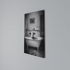 COW IN RELAXATION Vertical Canvas Print