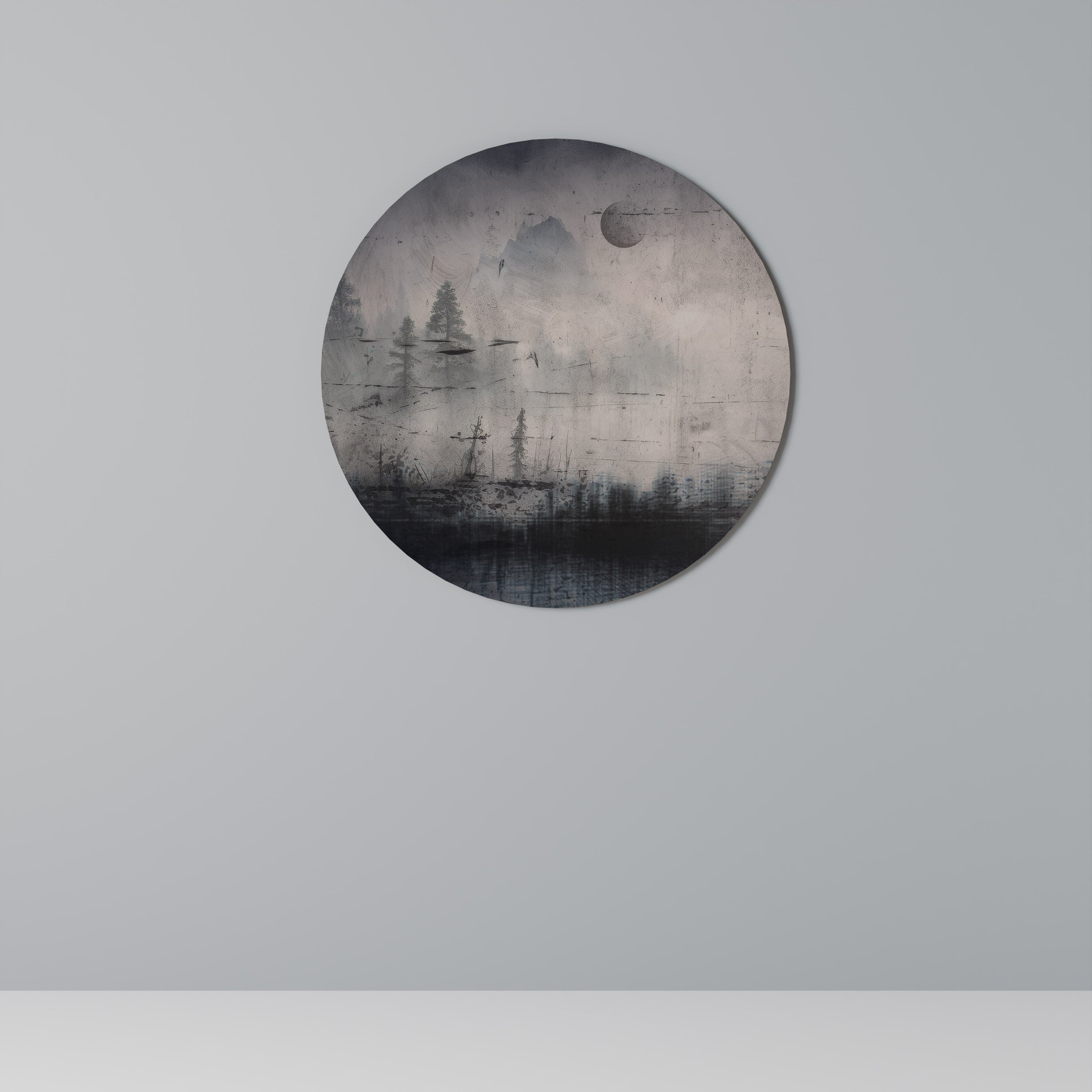 Rund väggdekoration ECLIPSE OF SERENITY