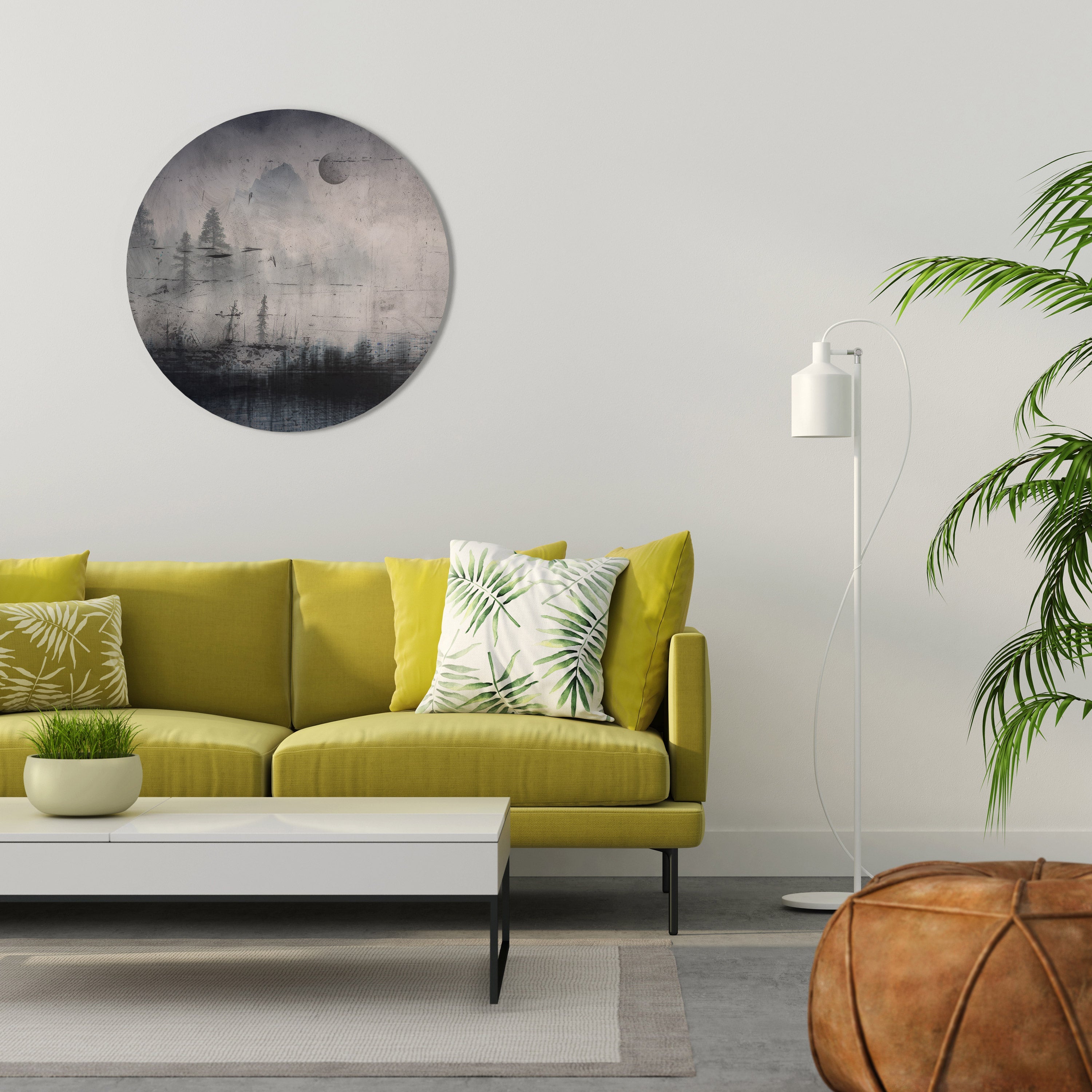 Rund väggdekoration ECLIPSE OF SERENITY