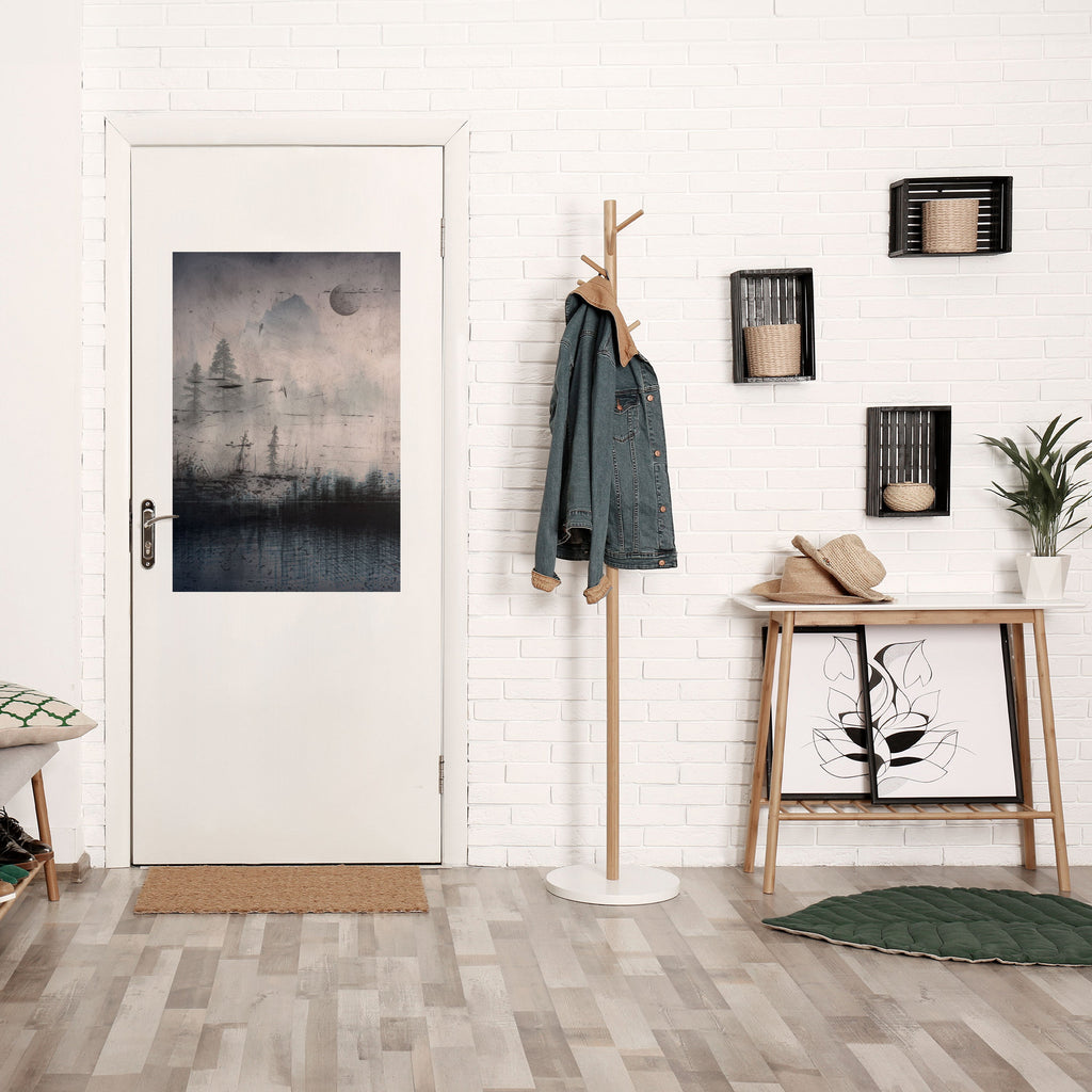 SLUMMENS FÖRMÖRKELSE Vertikal poster med självhäftande text