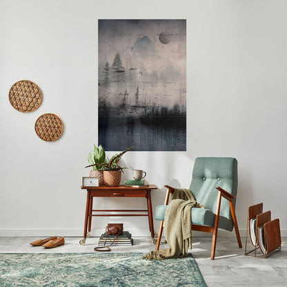 ECLIPSE OF SERENITY Peel and Stick Vertical Poster