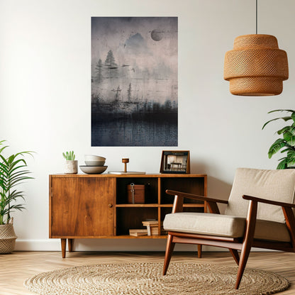 ECLIPSE OF SERENITY Peel and Stick Vertical Poster