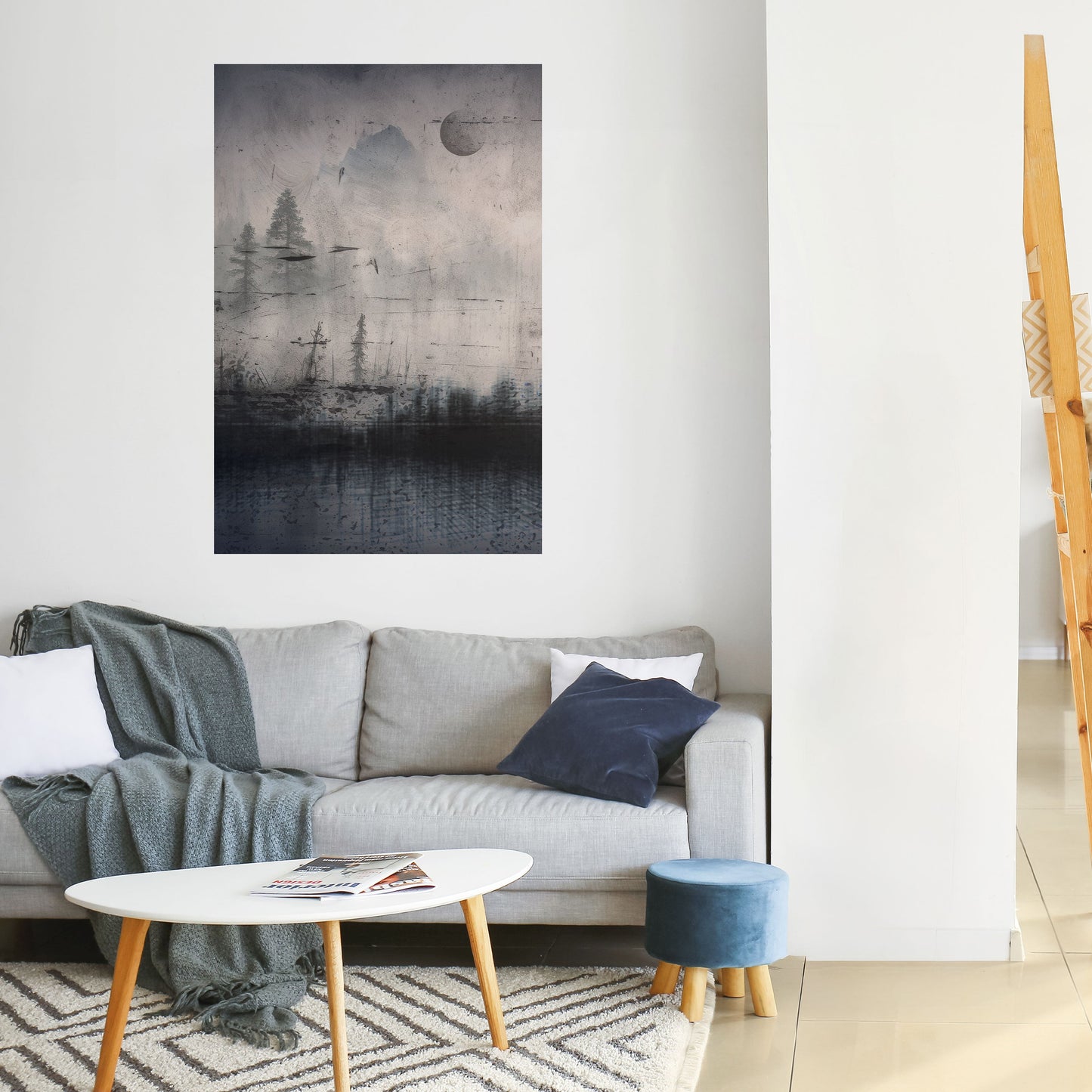 ECLIPSE OF SERENITY Peel and Stick Vertical Poster