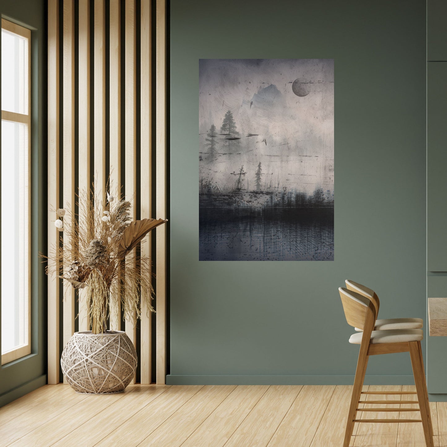 ECLIPSE OF SERENITY Peel and Stick Vertical Poster
