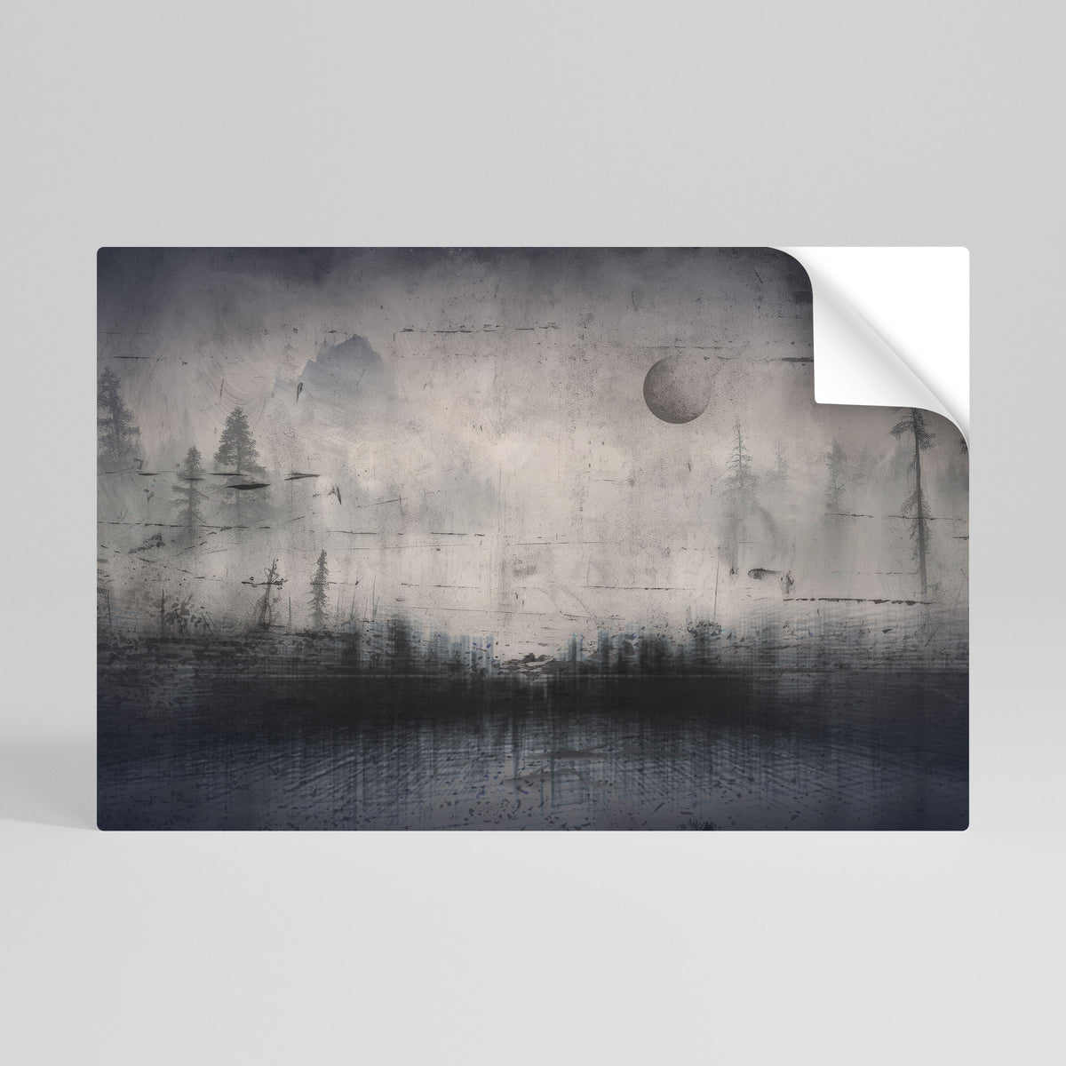 ECLIPSE OF SERENITY Självhäftande Horisontell Poster