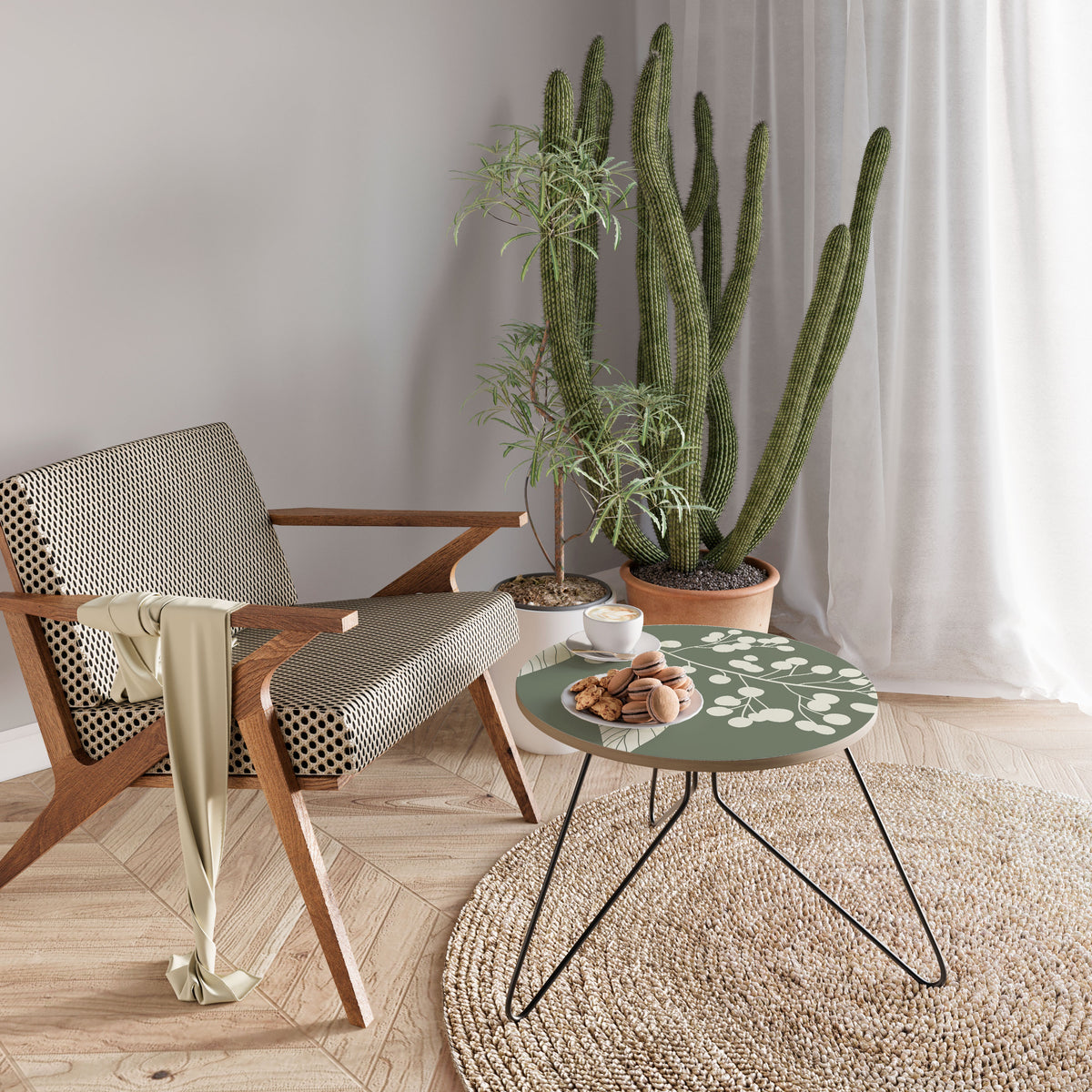 SERENE LEAFY FANTASIES Soffbord