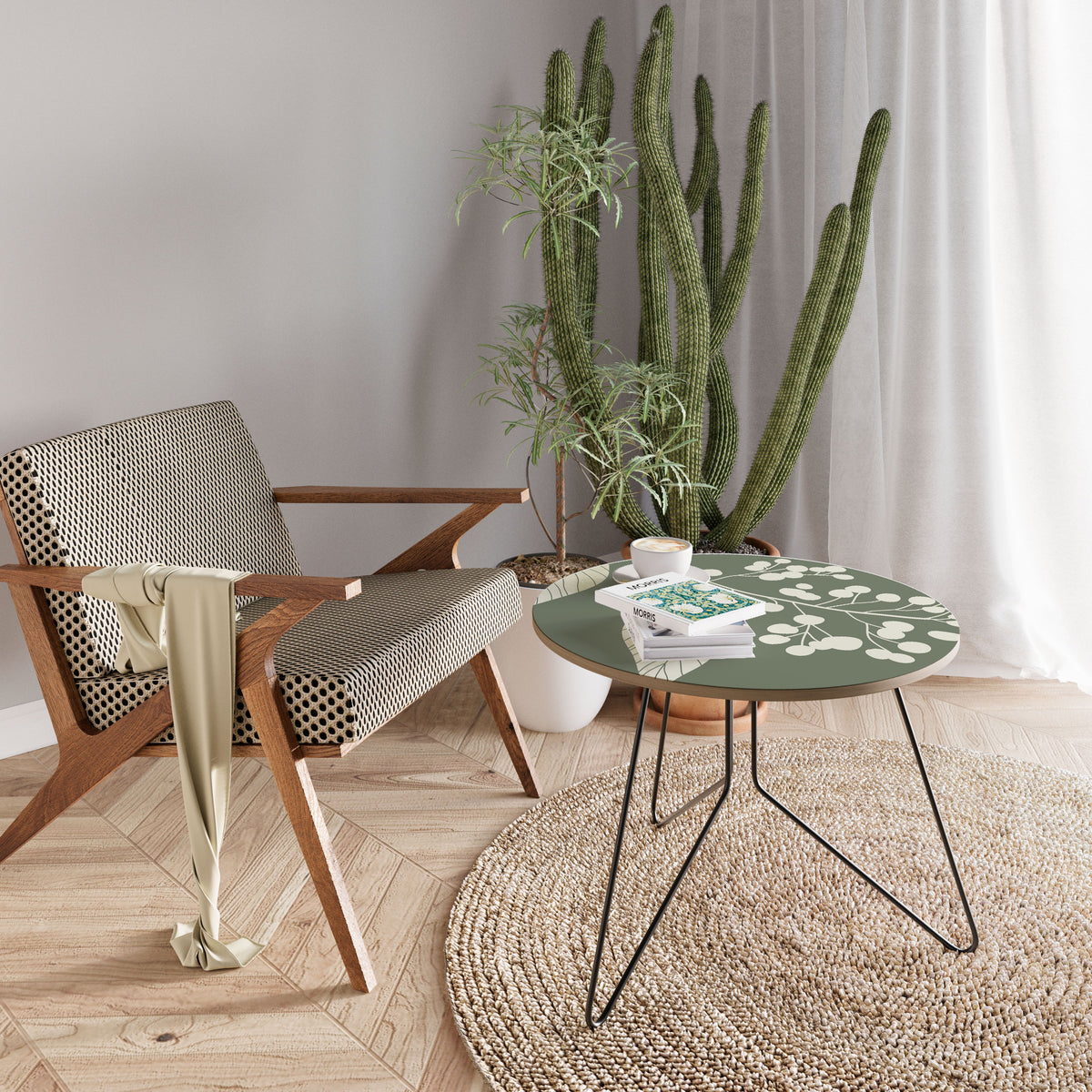 SERENE LEAFY FANTASIES Soffbord