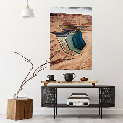 HARMONY IN LAYERS Peel and Stick Vertical Poster
